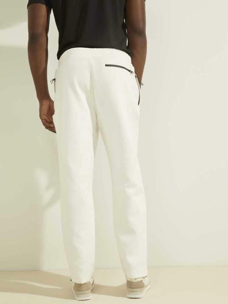 GUESS Abbot Men's Pants White | UK8126RXW