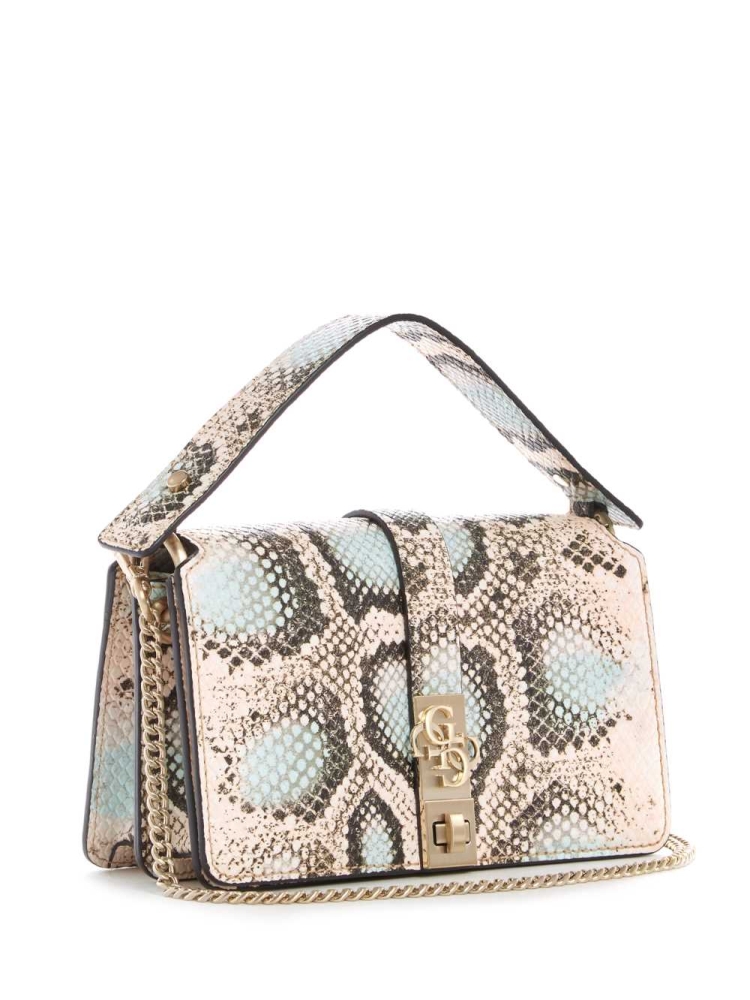 GUESS Albury Mini Women's Crossbodies Snake | UK1026YHW