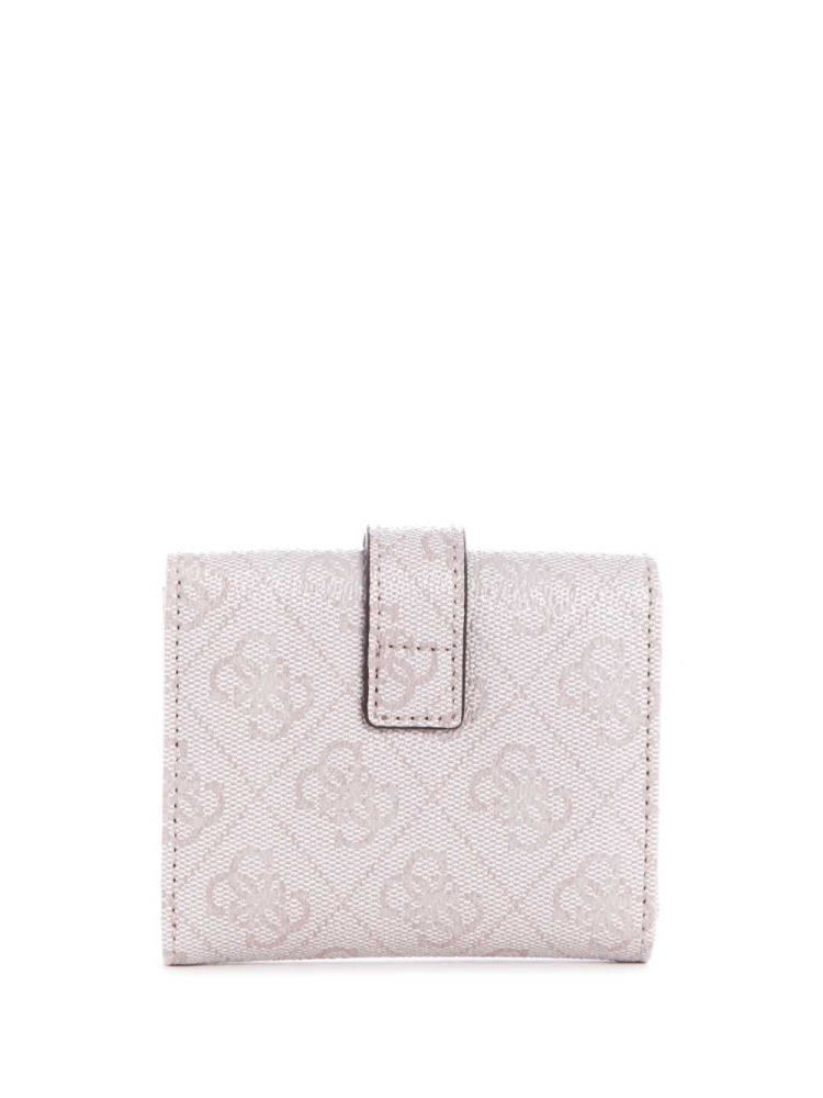 GUESS Alisa Petite Trifold Women's Wallets Silver | UK1874AHY