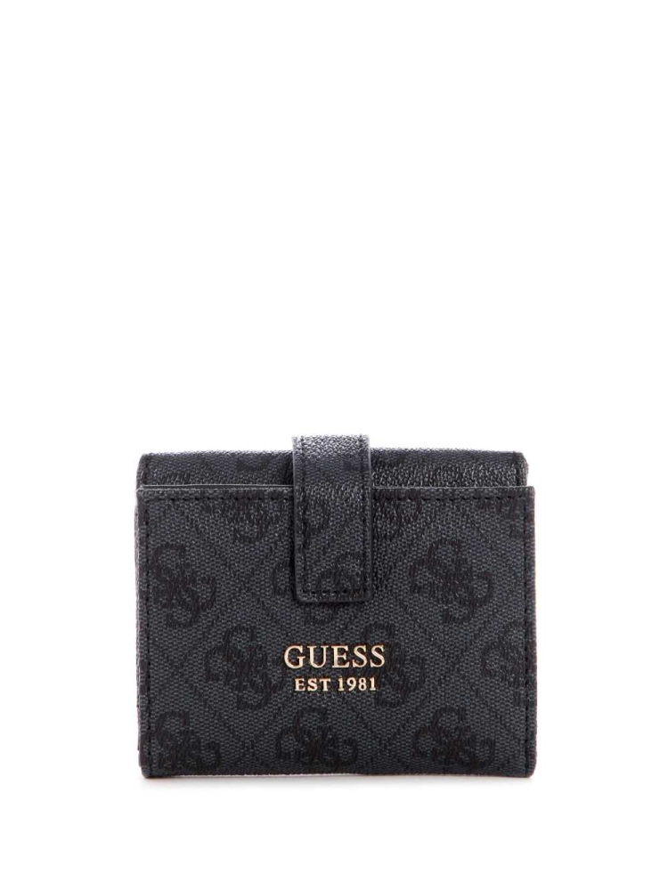 GUESS Alisa Petite Trifold Women\'s Wallets Blue Flower | UK5982ABU