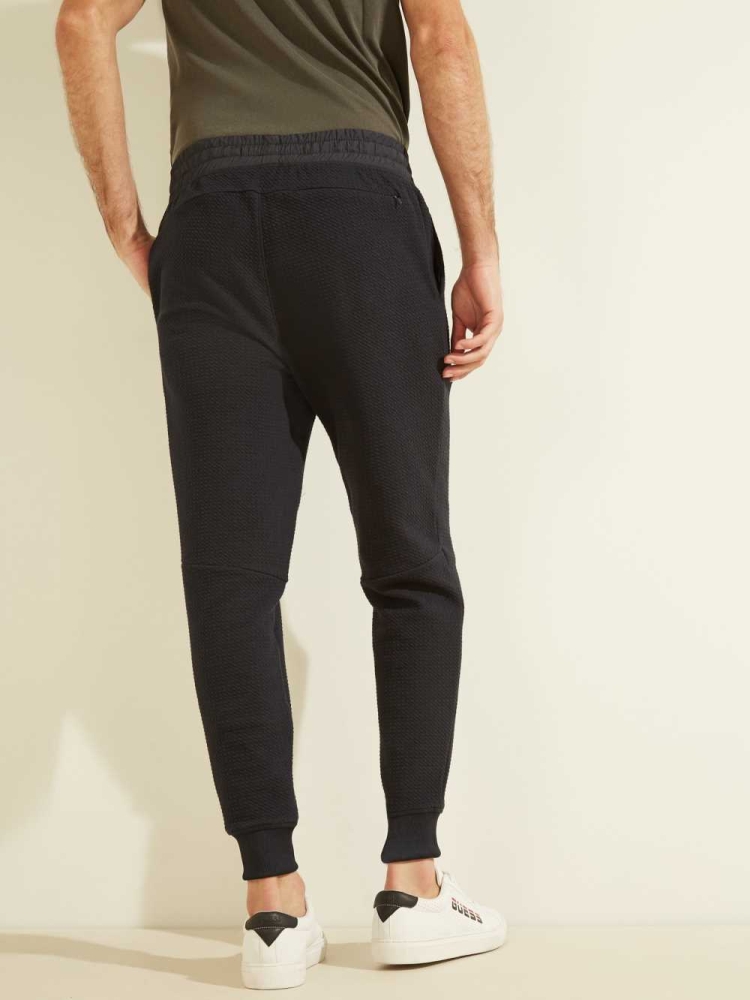 GUESS Alpine Performance Men's Joggers Dark Blue | UK0294HPZ