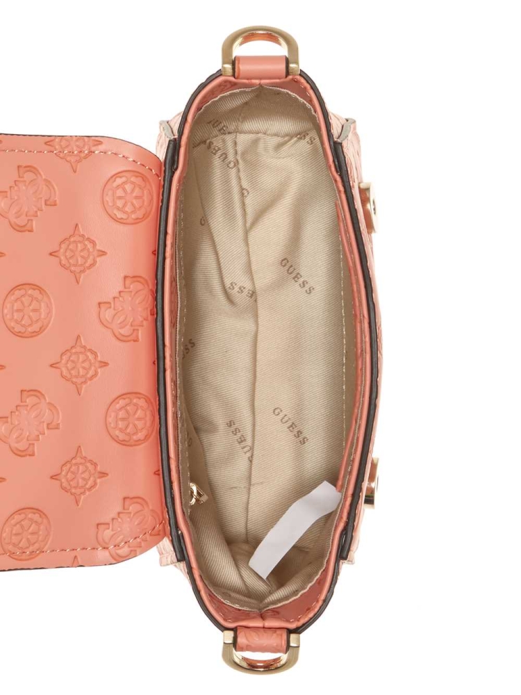 GUESS Bea Mini Top Handle Women's Crossbodies Coral | UK7029GSR