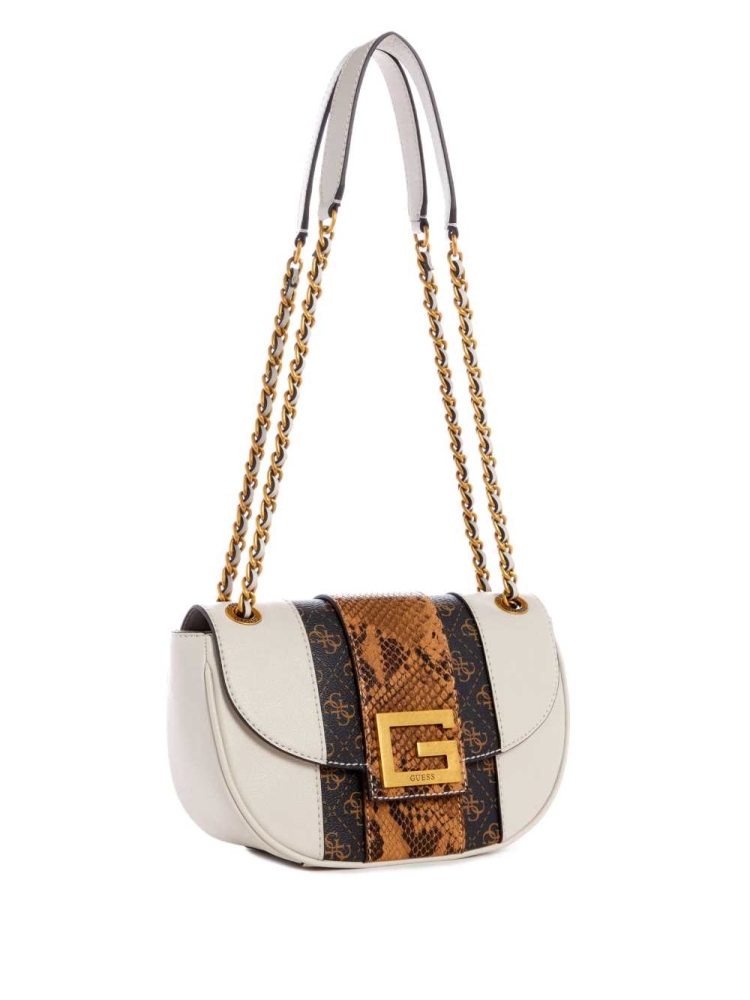 GUESS Bling Python Convertible Women's Crossbodies Grey Multicolor | UK3216QVY