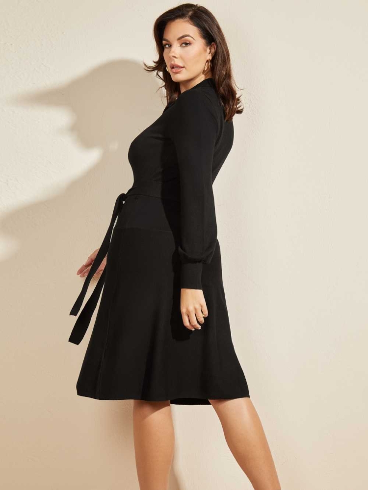 GUESS Brooklyn Women's Dresses Black | UK8160XWI