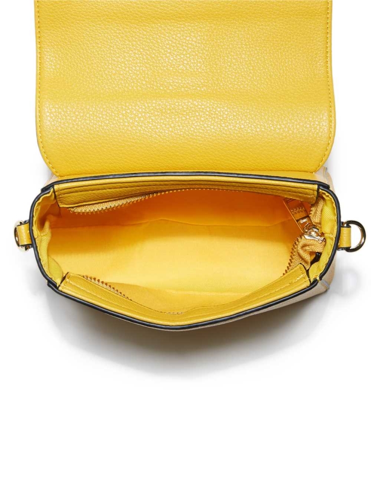 GUESS Cara Buckle Women's Crossbodies Yellow | UK5023FVE