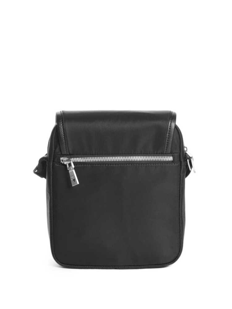 GUESS Certosa Flap Women's Crossbodies Black | UK3584RYZ