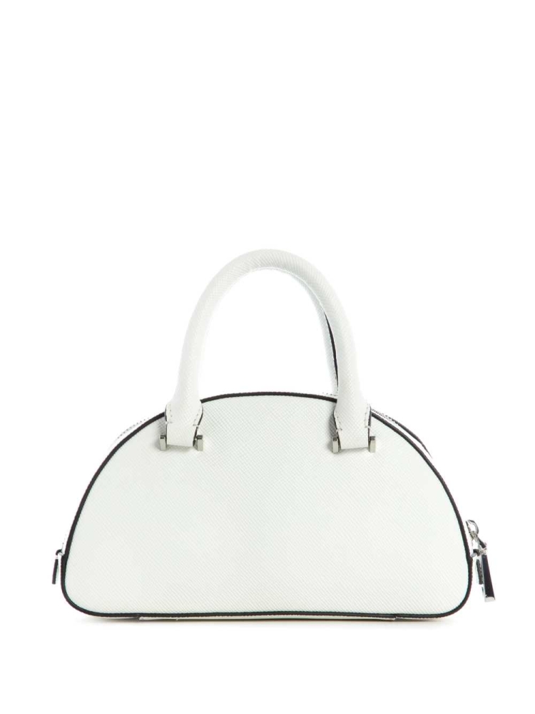 GUESS Cordelia Mini Dome Women's Satchels White | UK5694XCF