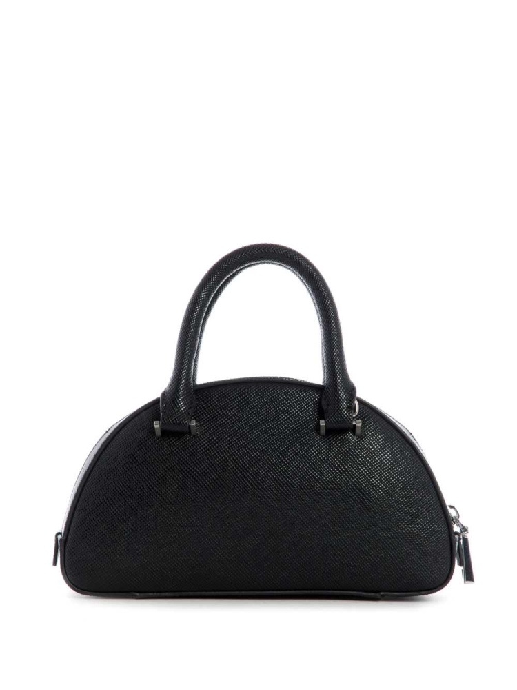 GUESS Cordelia Mini Dome Women's Satchels Black | UK7581SAR