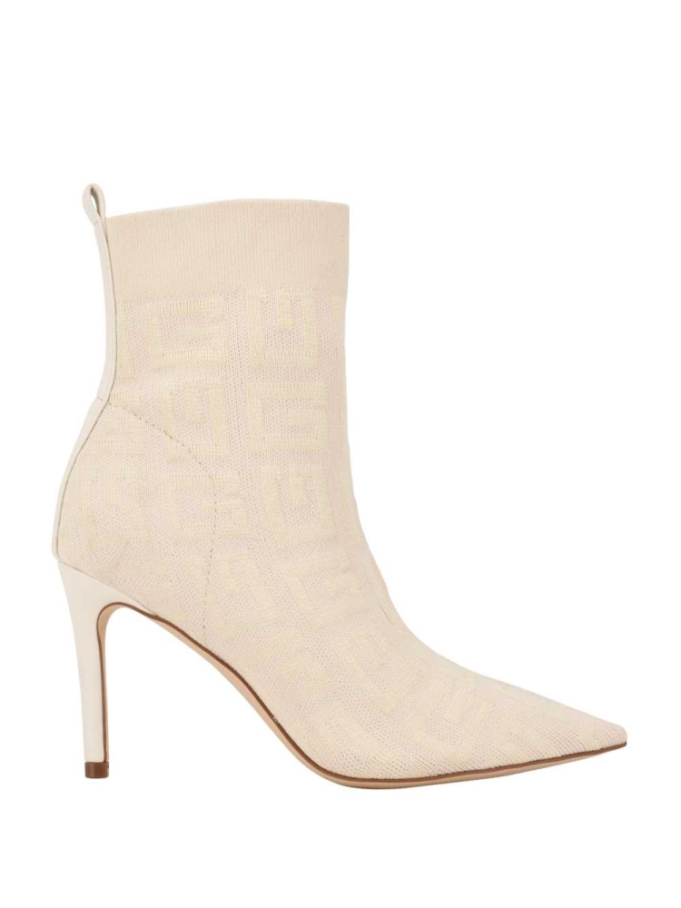 GUESS Dallyca G-Logo Sock Women's Booties White | UK4196XGH