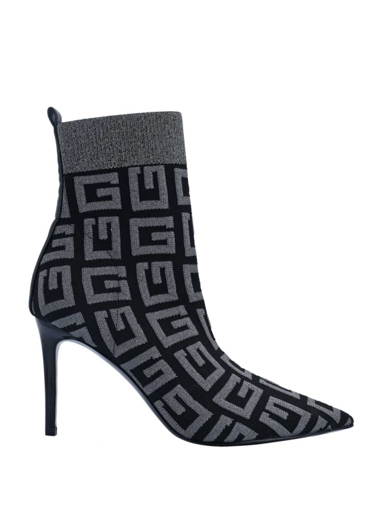 GUESS Dallyca G-Logo Sock Women's Booties Black | UK5423PVD