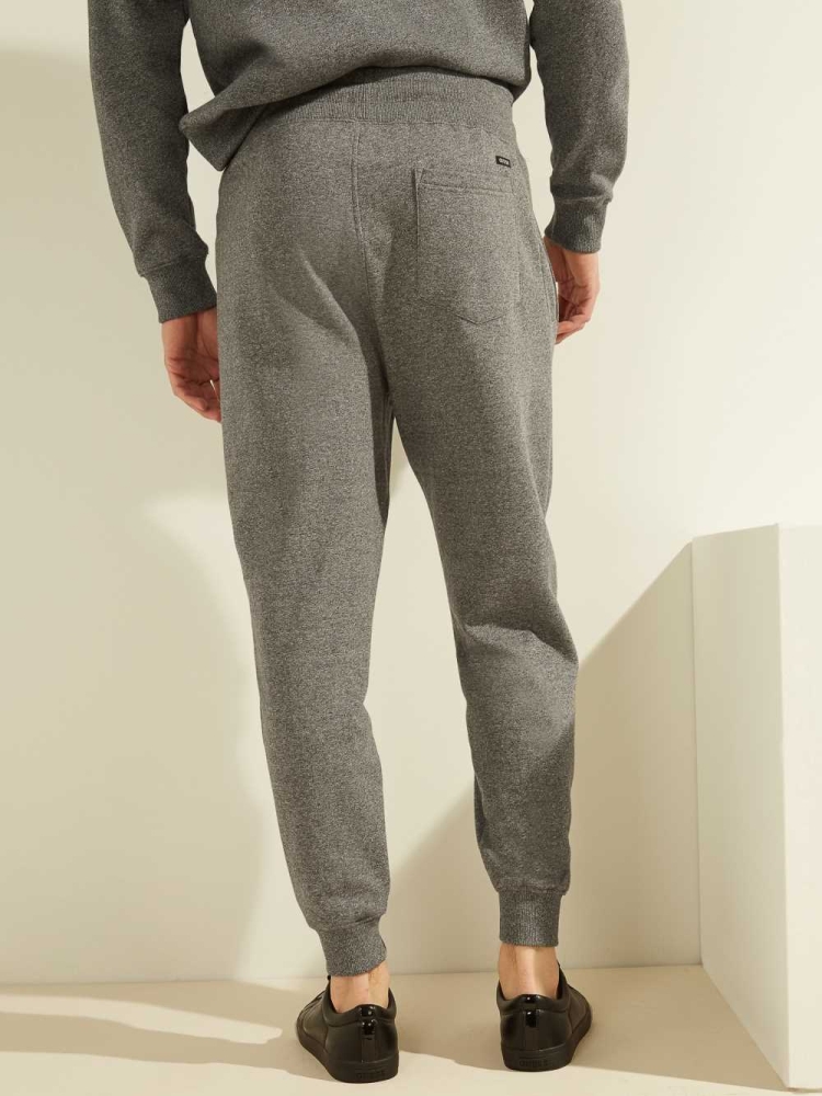 GUESS Eco Roy Men's Joggers Dark Grey | UK2489XUW