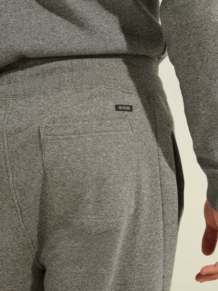 GUESS Eco Roy Men's Joggers Dark Grey | UK2489XUW