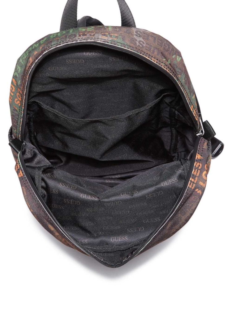 GUESS Elvis Women's Backpacks Camo Multicolor | UK9345GUC