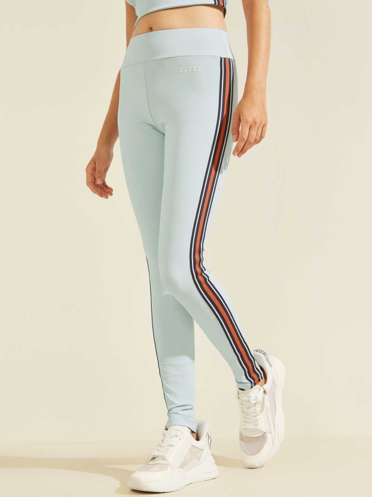 GUESS Ethel Women's Leggings Light Blue | UK0159CDF