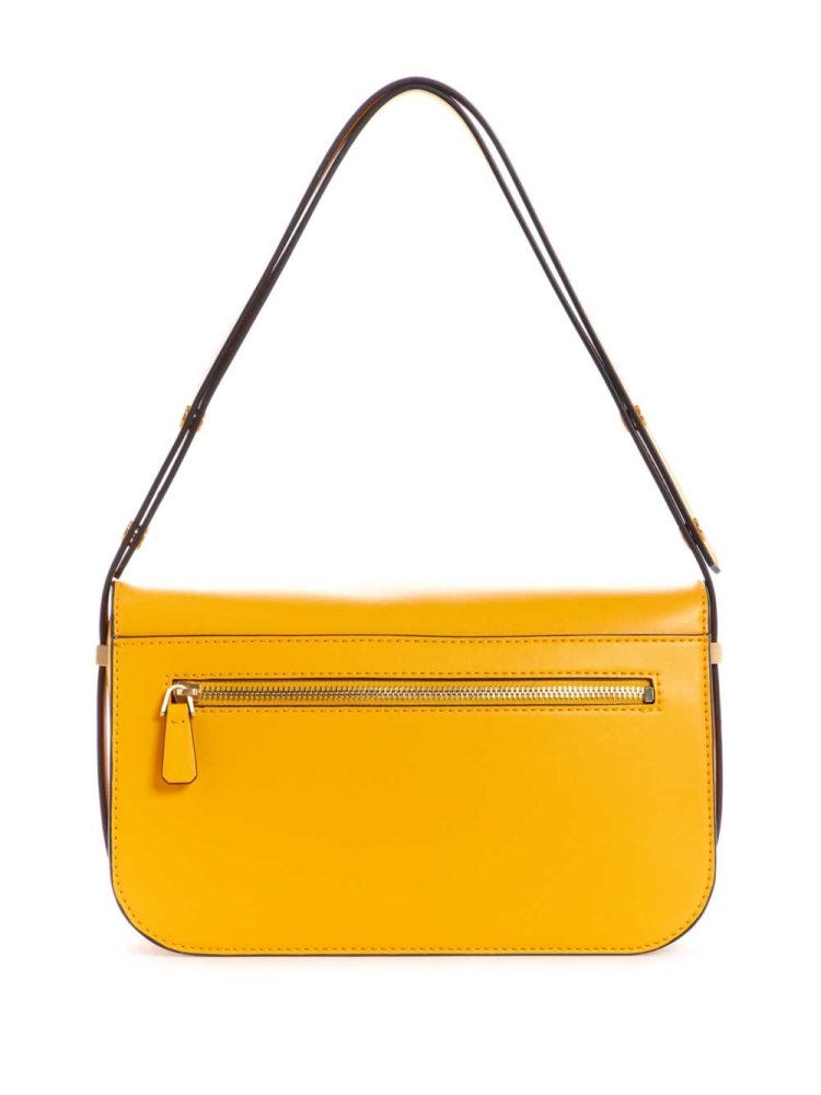 GUESS Hensely Convertible Women's Shoulder Bags Yellow | UK0248QXC