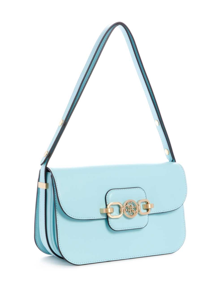 GUESS Hensely Convertible Women's Shoulder Bags Light Turquoise | UK6319EJK