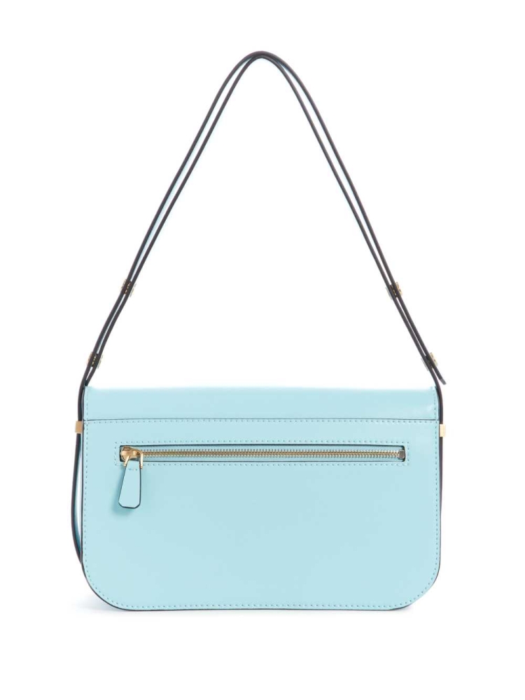 GUESS Hensely Convertible Women's Shoulder Bags Light Turquoise | UK6319EJK