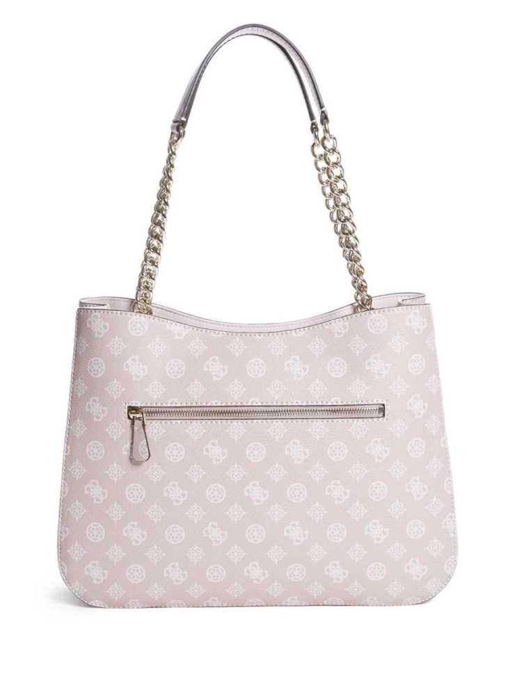 GUESS Hensely Logo Girlfriend Women's Totes Multicolor | UK7814GHK