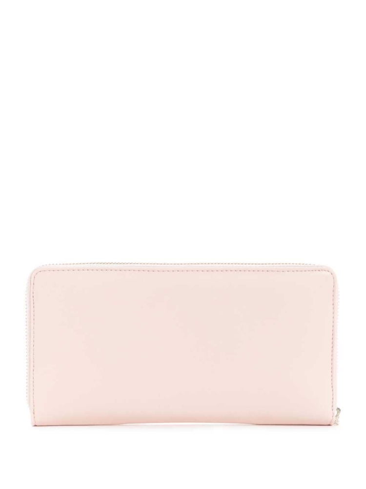 GUESS Illy Check Organizer Women's Wallets Light Pink | UK6128UNM