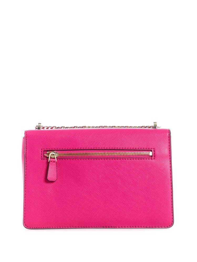 GUESS Katey Convertible Women's Crossbodies Fuchsia | UK0435ZJN