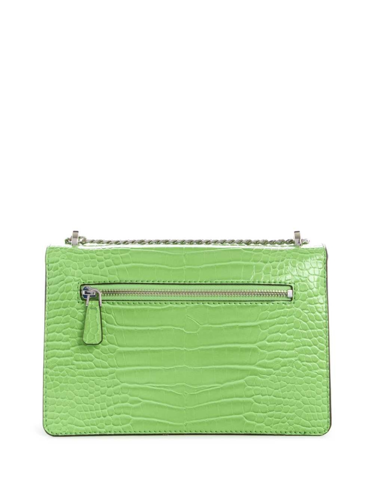 GUESS Katey Convertible Women's Crossbodies Green | UK4387POJ