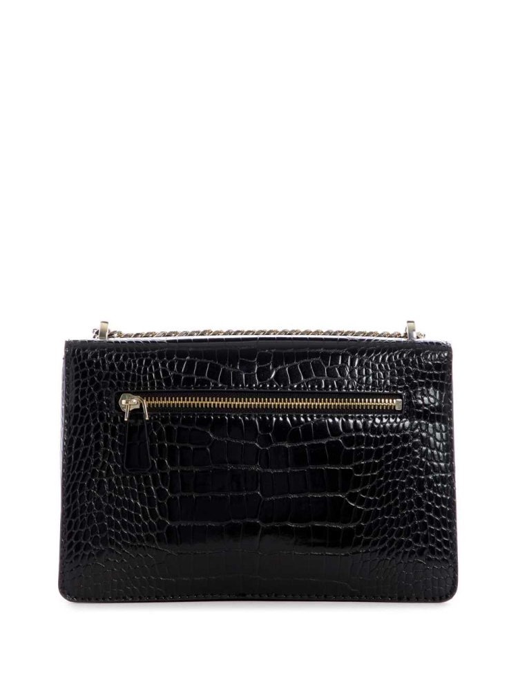 GUESS Katey Convertible Women's Crossbodies Black | UK4517UAL