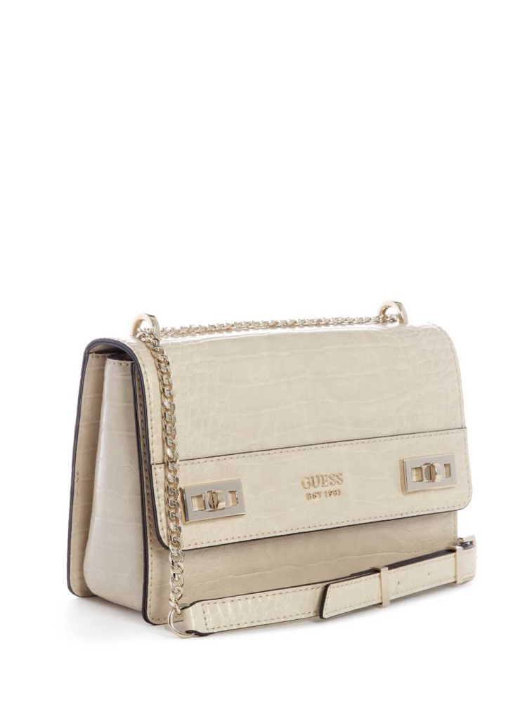 GUESS Katey Convertible Women's Crossbodies Grey | UK6408EDJ