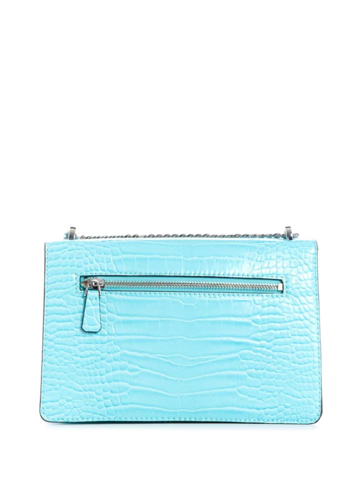 GUESS Katey Convertible Women's Crossbodies Light Turquoise | UK6813LFR