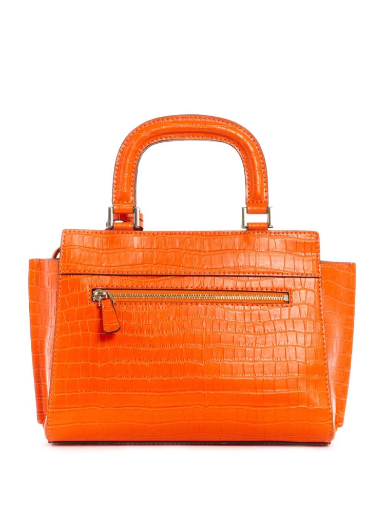 GUESS Katey Girlfriend Women's Satchels Orange | UK9658OXN