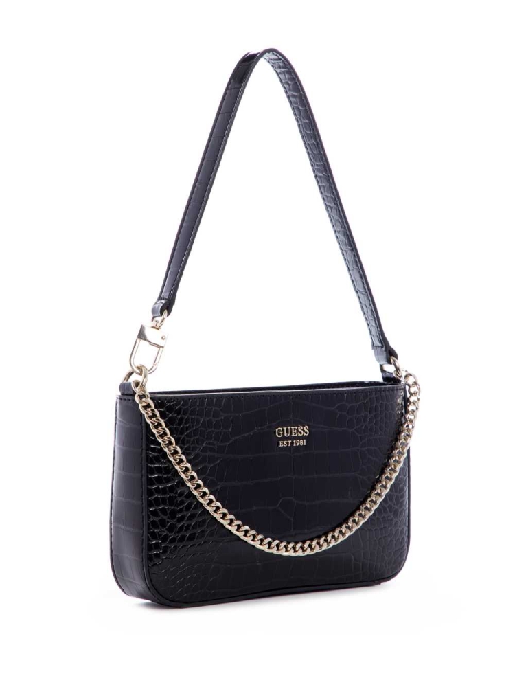 GUESS Katey Mini Women's Shoulder Bags Black | UK6157HOJ