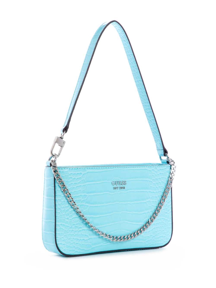 GUESS Katey Mini Women's Shoulder Bags Light Turquoise | UK3012ZQE