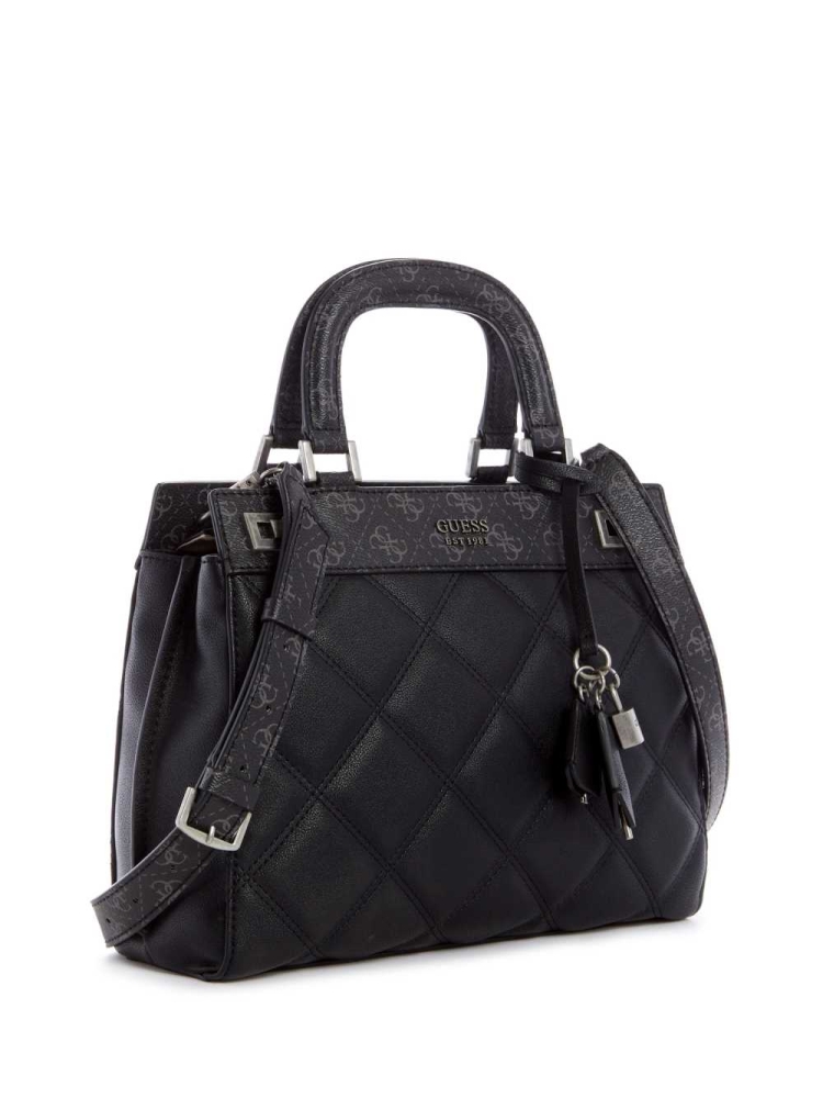 GUESS Katey Quilted Luxury Women's Satchels Wash | UK0624OCU