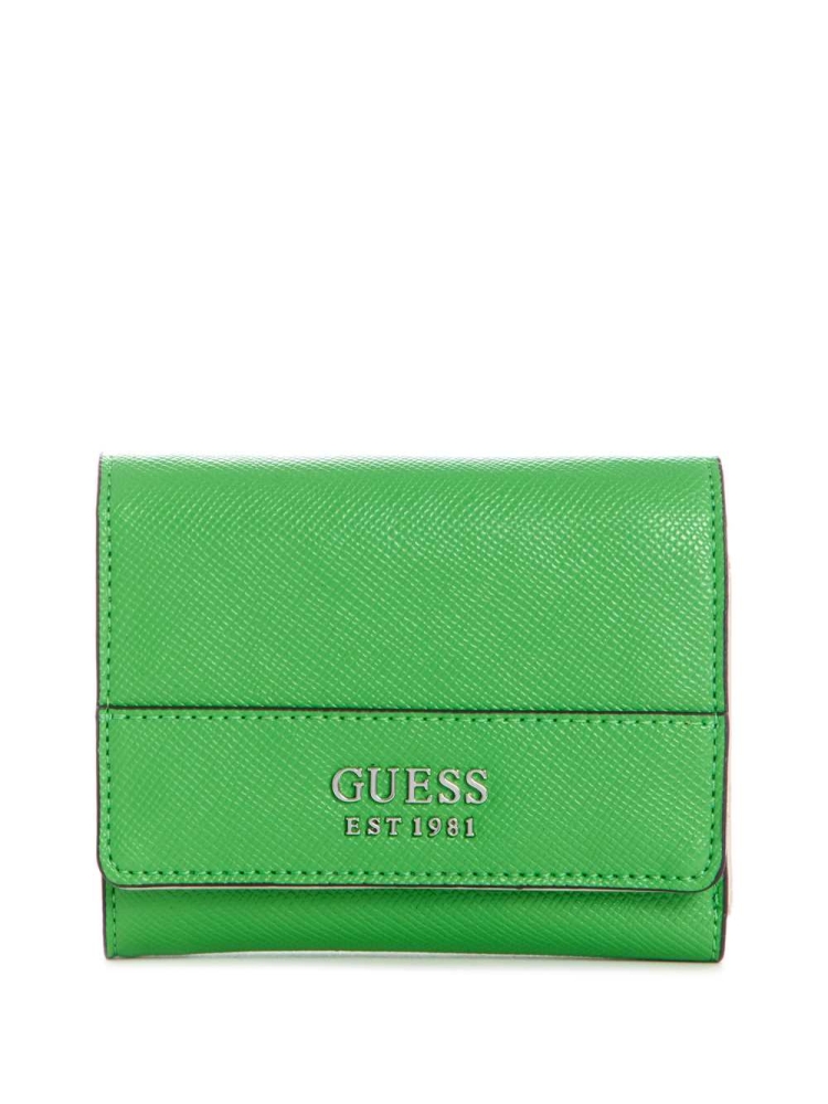 GUESS Katey Trifold Women\'s Wallets Green | UK4380TDG