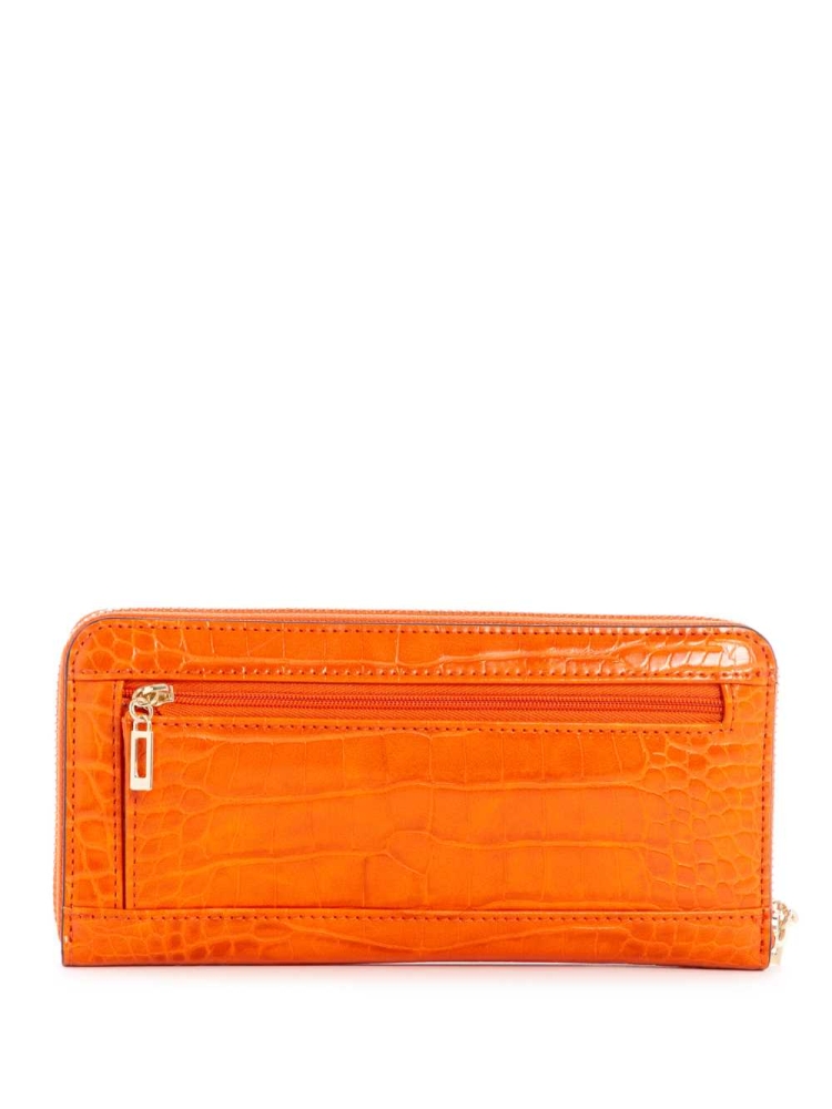 GUESS Katey Zip-Around Women's Crossbodies Orange | UK9217OXK