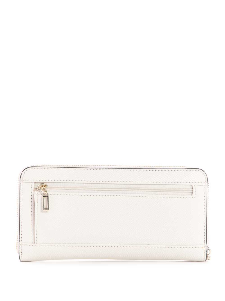 GUESS Katey Zip-Around Women's Wallets Grey | UK5489SWN