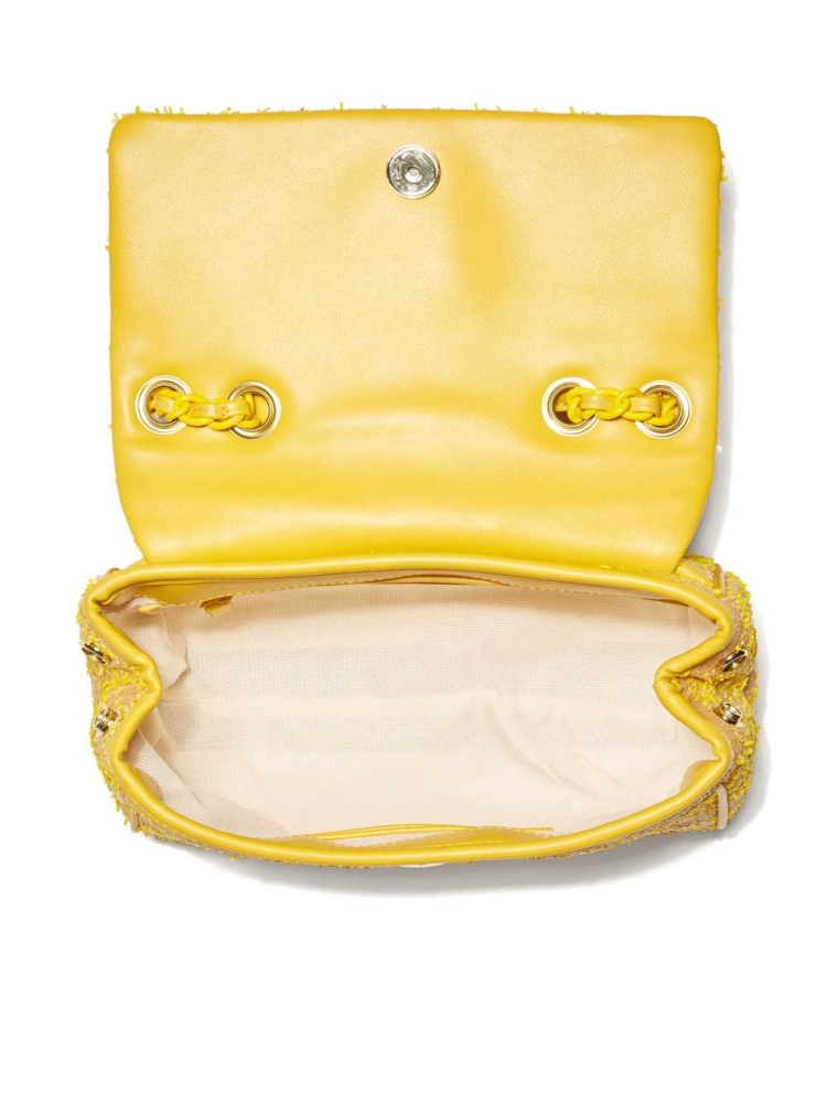 GUESS Kimi Small Convertible Women's Crossbodies Yellow | UK5327OEH