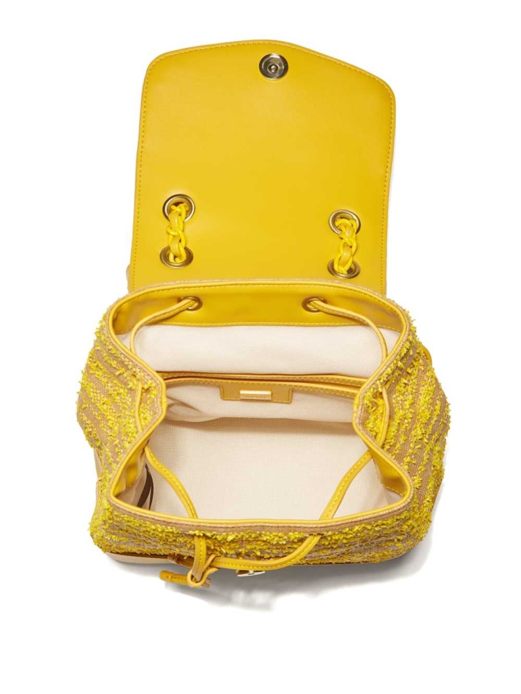 GUESS Kimi Women's Backpacks Yellow | UK1407KWU