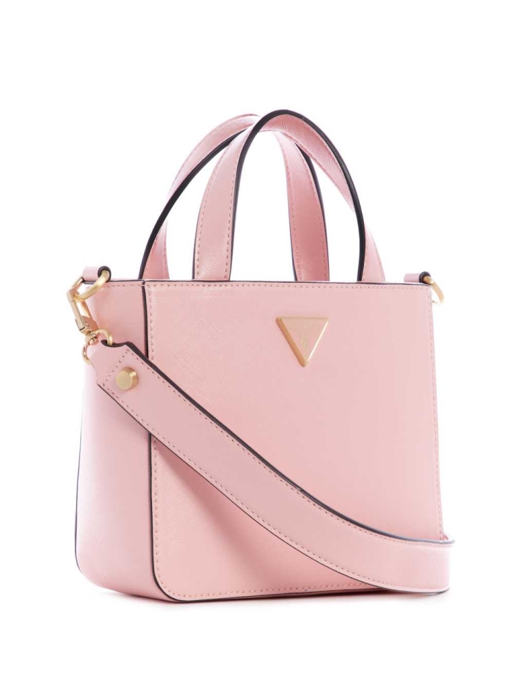 GUESS Layla Mini Women's Totes Pink | UK7542NOE