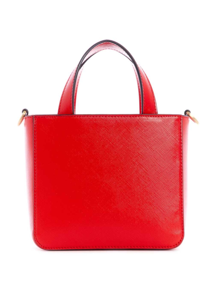 GUESS Layla Mini Women's Totes Red | UK4068OTR