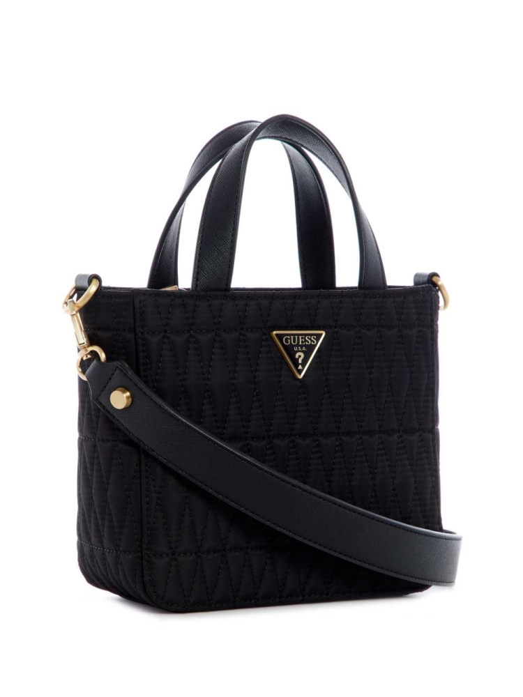 GUESS Layla Nylon Mini Women's Totes Black | UK1568MZI