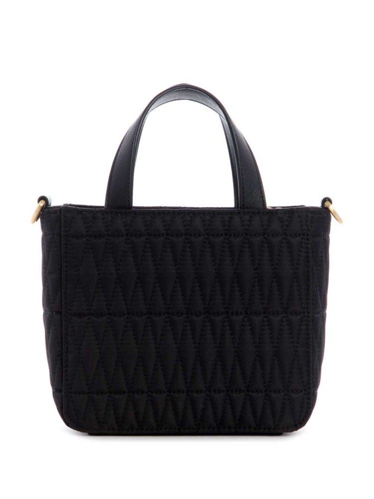 GUESS Layla Nylon Mini Women's Totes Black | UK1568MZI