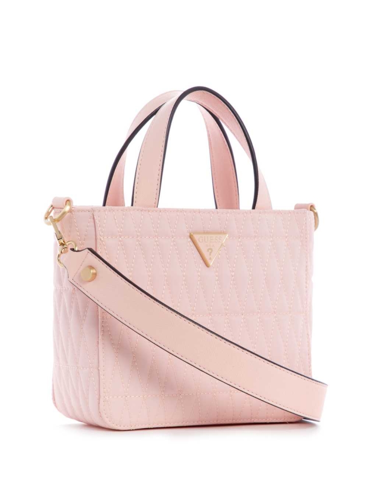 GUESS Layla Nylon Mini Women's Totes Pink | UK3982HXR