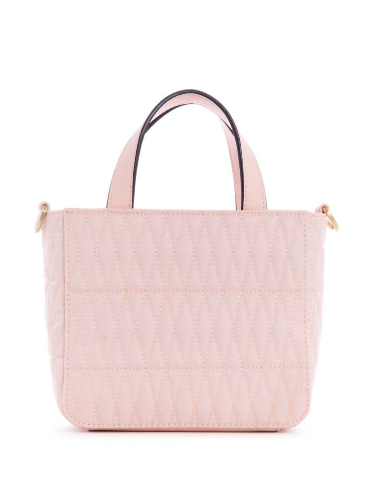 GUESS Layla Nylon Mini Women's Totes Pink | UK3982HXR