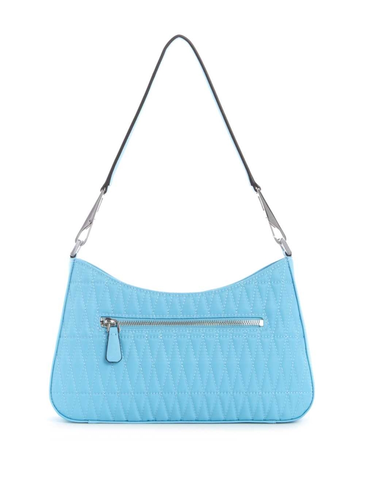 GUESS Layla Women's Shoulder Bags Light Turquoise | UK2786YTI