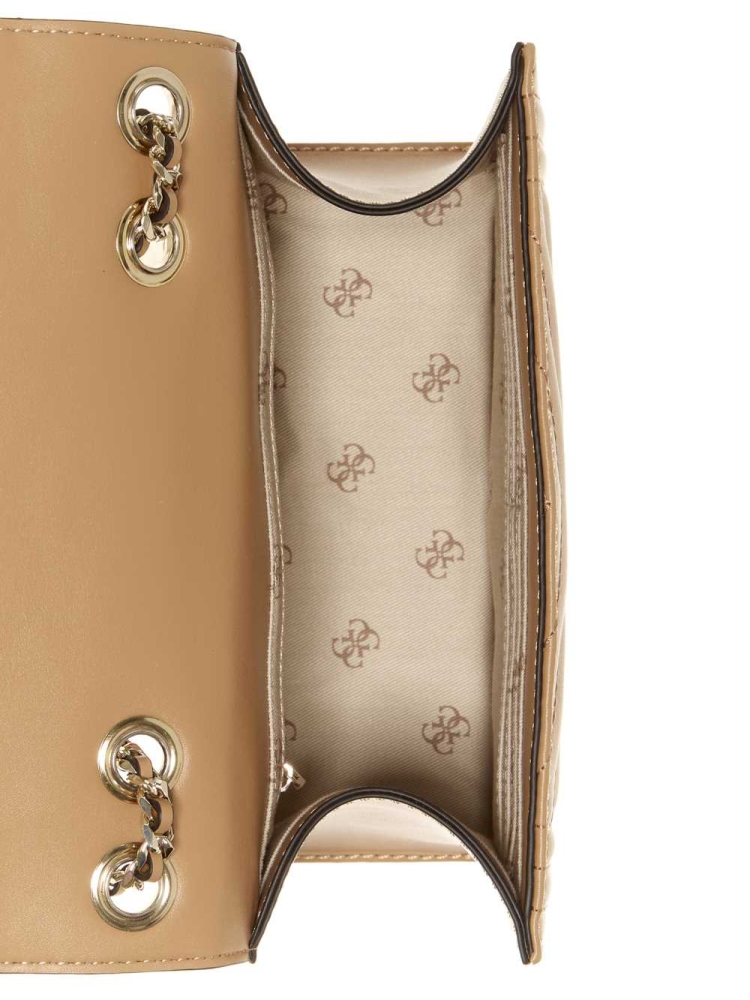 GUESS Lida Convertible Women's Crossbodies Beige | UK2356XSW