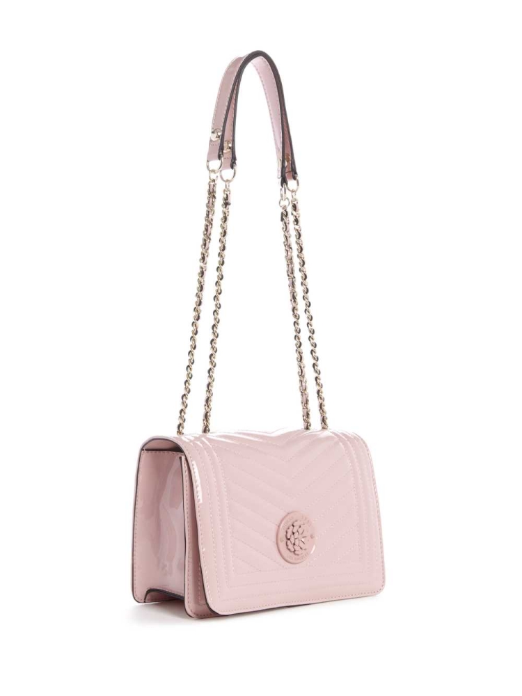 GUESS Lida Convertible Women's Crossbodies Rose Pink | UK2809QCM