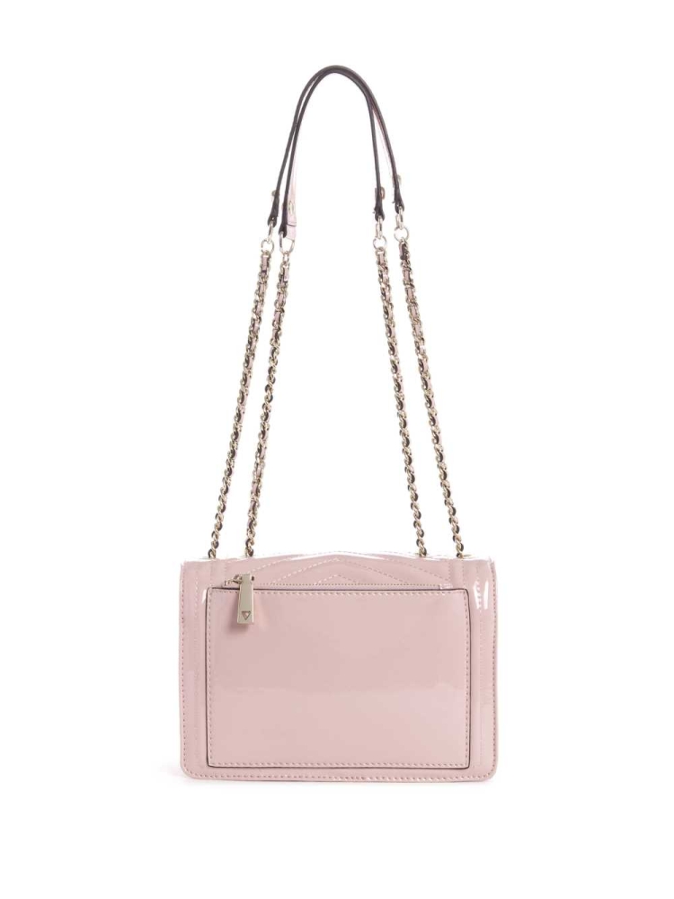 GUESS Lida Convertible Women's Crossbodies Rose Pink | UK2809QCM