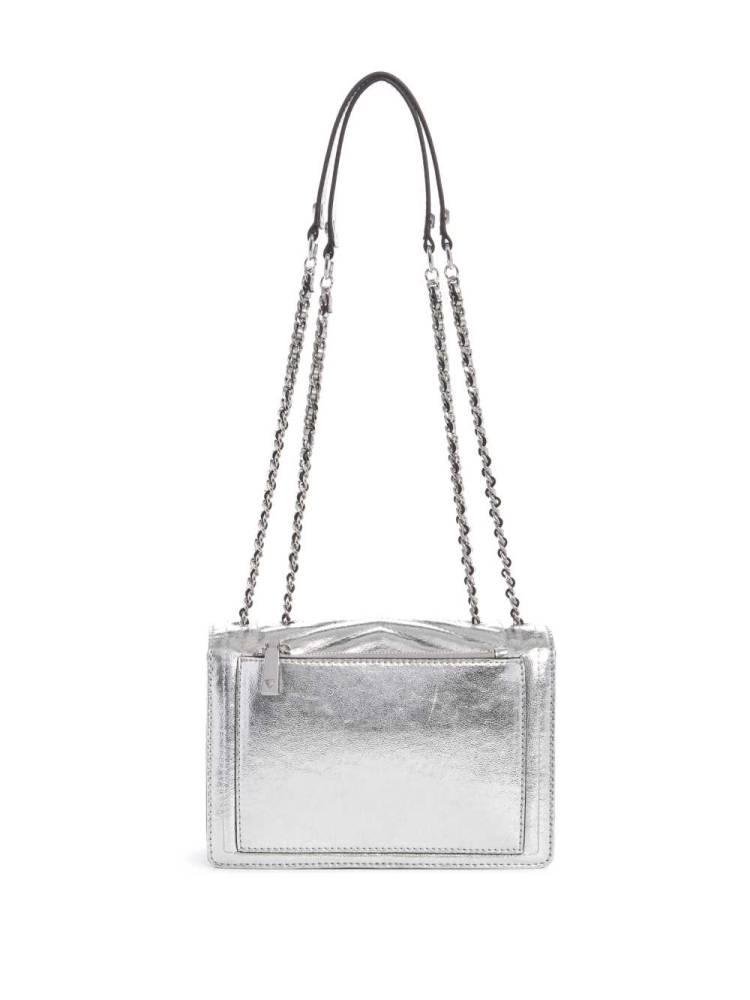 GUESS Lida Convertible Women's Crossbodies Silver | UK3506VYS