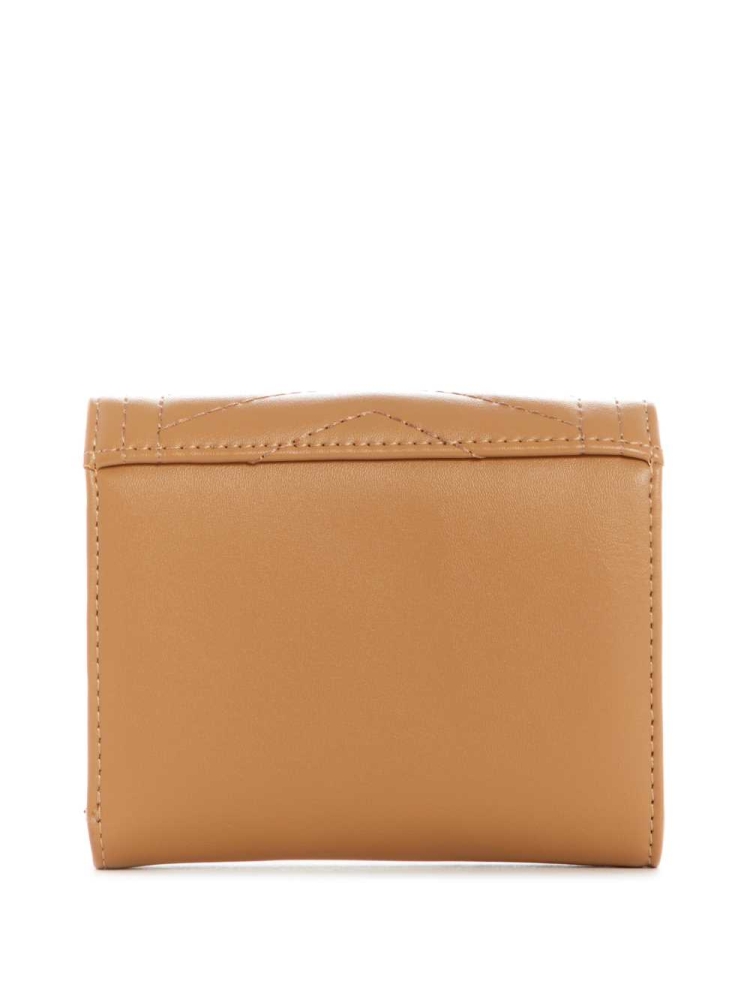 GUESS Lida Trifold Women's Wallets Beige | UK5801GQM