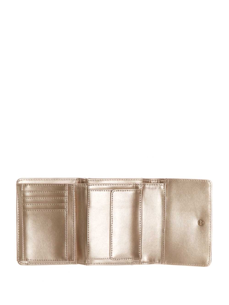 GUESS Lida Trifold Women's Wallets Beige | UK5801GQM